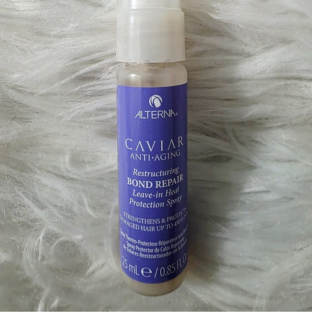 Alterna Caviar Bond Repair Leave In Heat Protectant Spray Travel Size